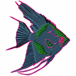 Fishes Embroidery Design 9 Fishes Embroidery Design 9